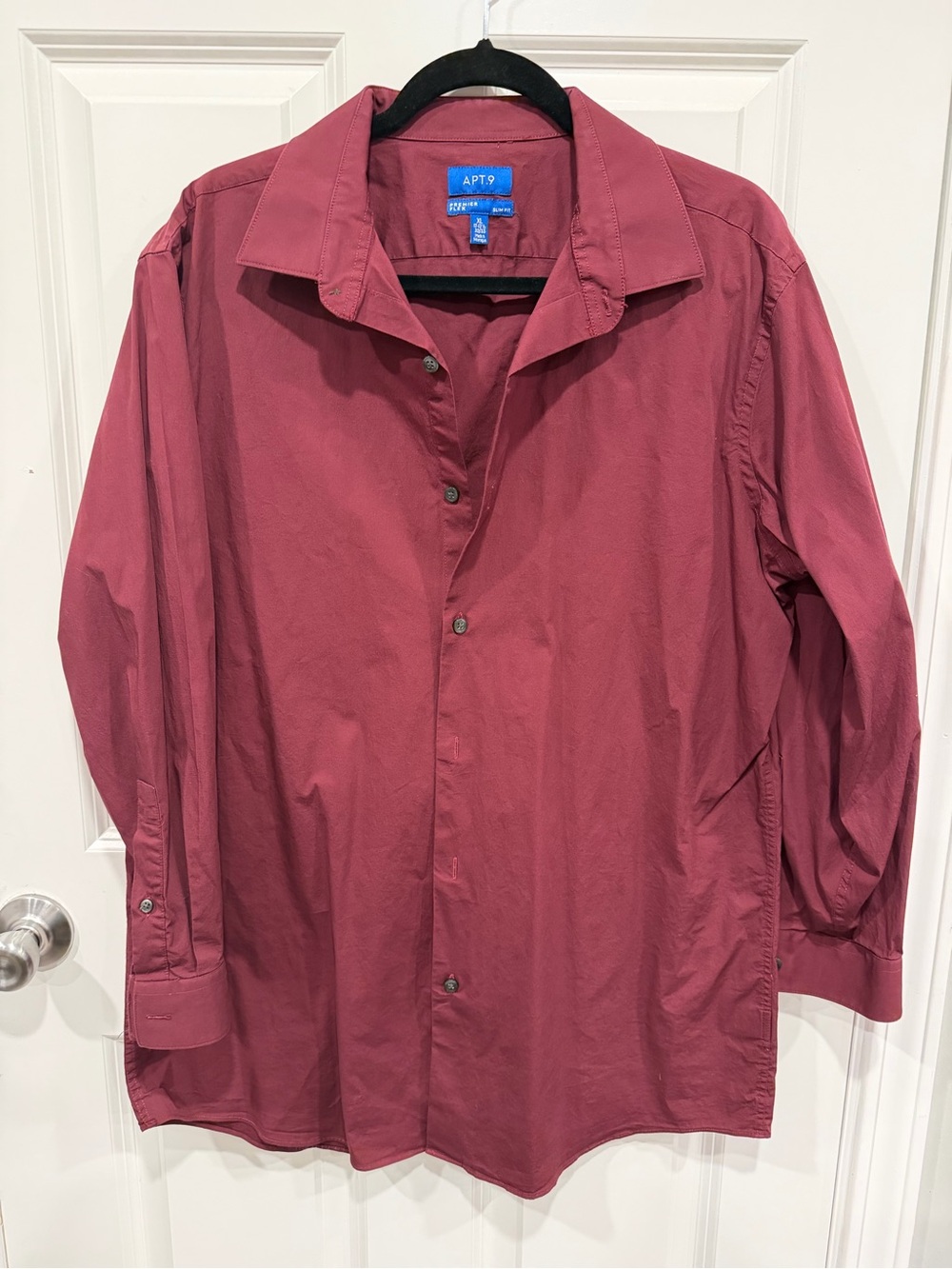 Apt. 9 Men's Button-Up Shirt in Rosewood